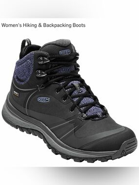 Keen Terradora Pulse Mid Waterproof Hiking Boots Women’s Size 6.5 Black Used